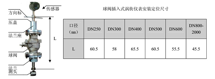 球閥插入式氣體流量計(jì)安裝注意事項(xiàng)